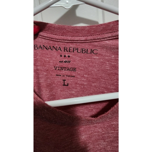 Lot of 4 mens Banana Republic shirts size large EUC logo brand soft - Picture 9 of 12